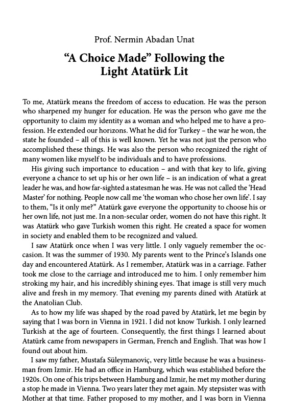 Memorable Encounters With Atatürk (Nermin Abadan Unat Edition) PDF – Gönül Bakay, Leyla Pekcan