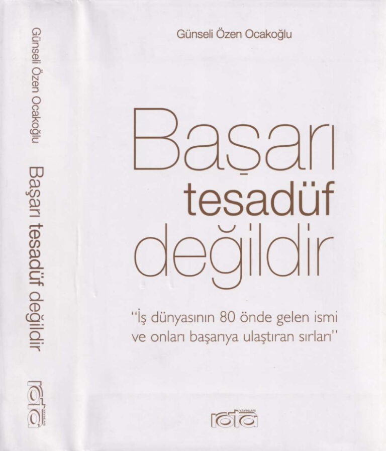 Günseli Özen Ocakoğlu Başarı Tesadüf Değildir Rota Yayınları Kitap Kapağı
