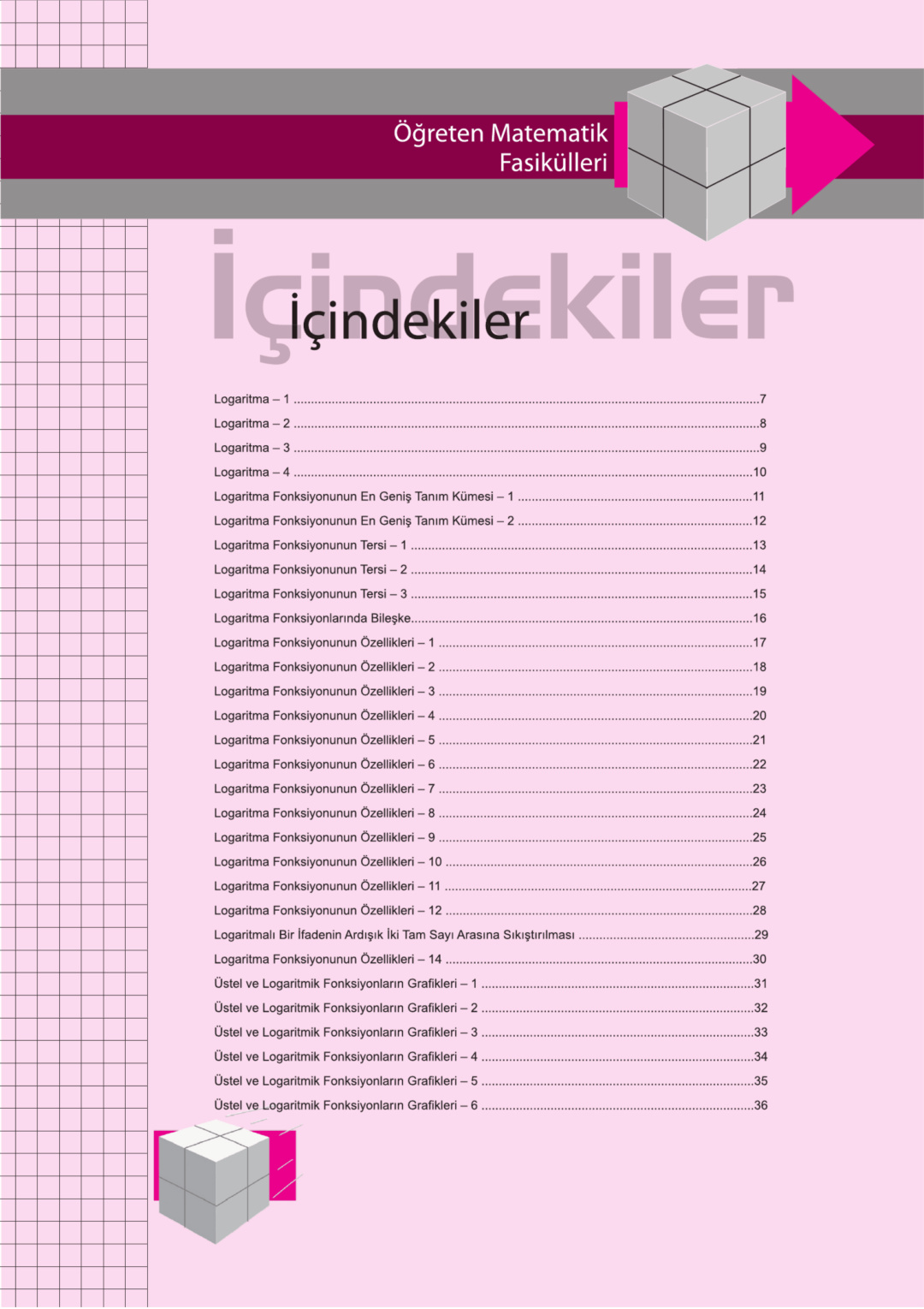 Logaritma Fasikülü PDF İndir – Gür Öğreten