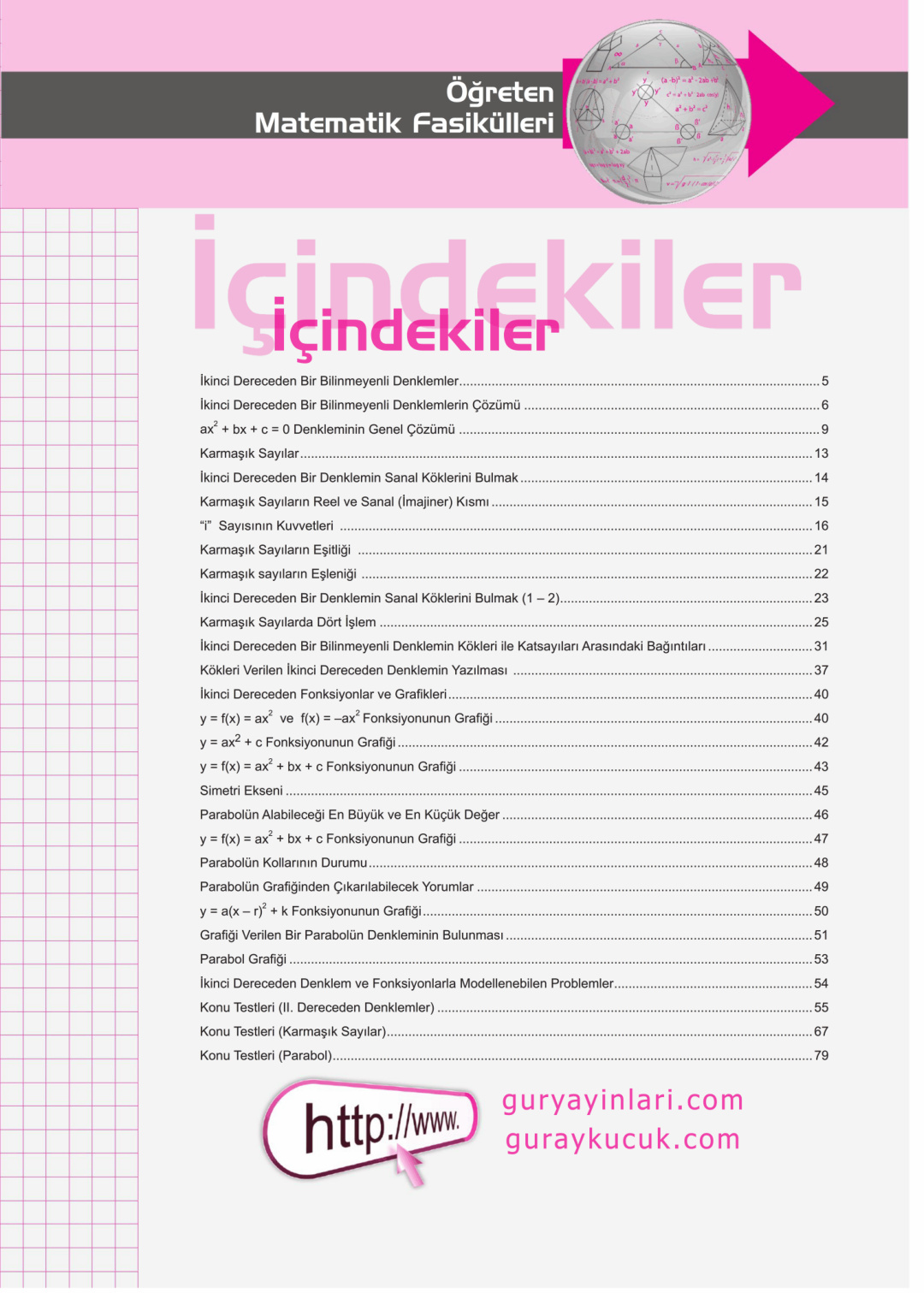 Parabol Fasikülü PDF İndir – Gür Öğreten