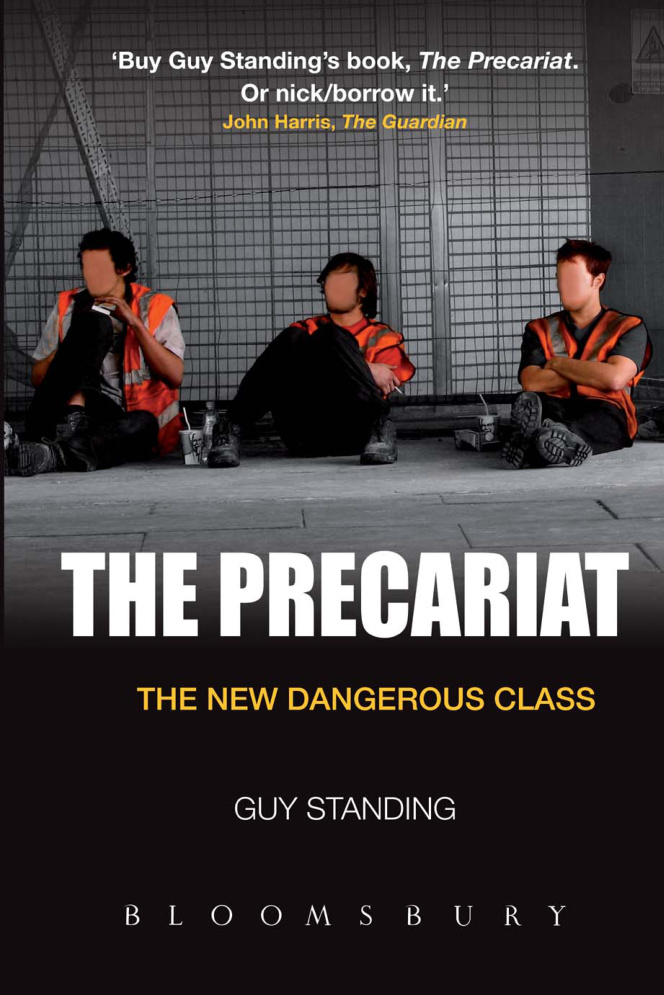 Guy Standing The Precariat The New Dangerous Class Kitap Kapağı