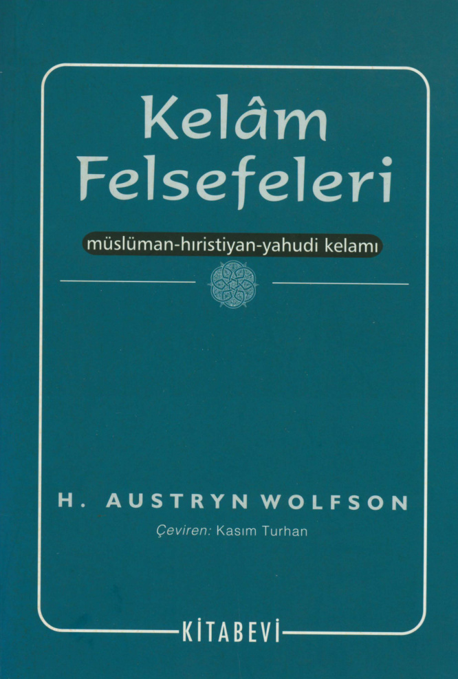 Kelam Felsefeleri PDF – H. Austryn Wolfson