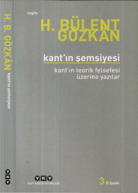 Kant’ın Şemsiyesi PDF – H. Bülent Gözkan