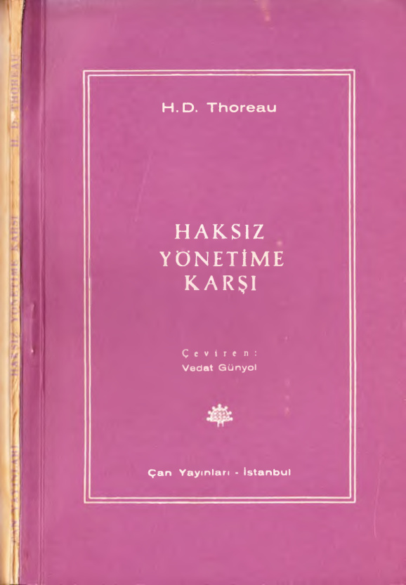 Haksız Yönetime Karşı PDF – H. D. Thoreau