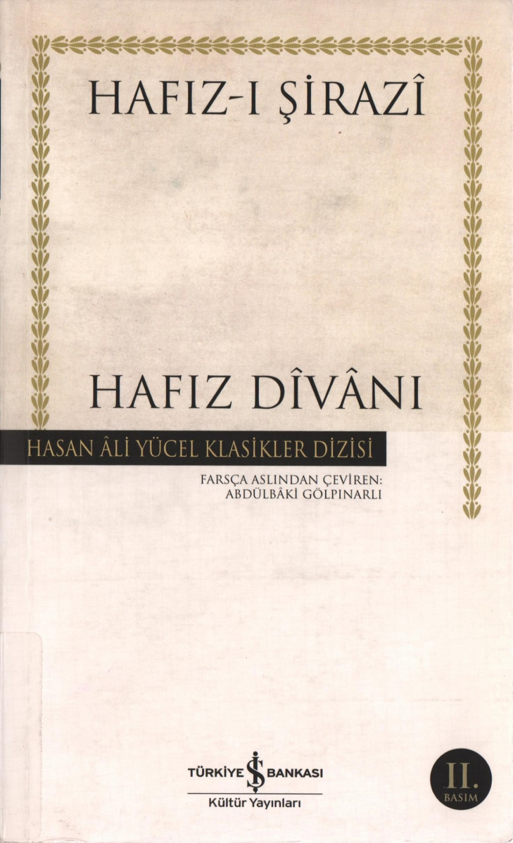 Hafız Divanı (İş Bankası) PDF – Hafız-ı Şirazi