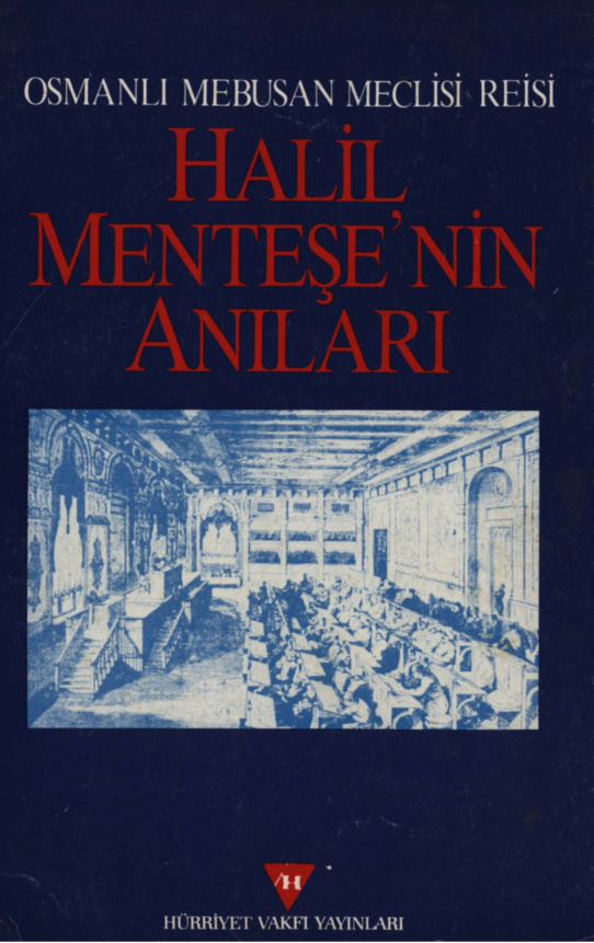 Halil Menteşe’nin Anıları PDF – Halil Menteşe