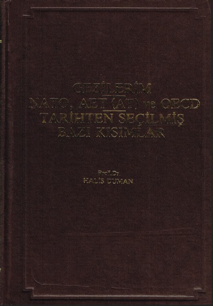 Gezilerim: NATO AT OECD PDF - Halis Duman 4 Gezilerim: NATO AT OECD PDF – Halis Duman