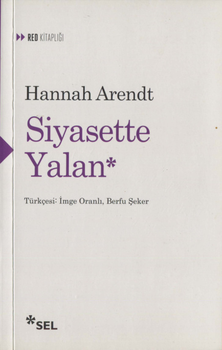 Siyasette Yalan PDF – Hannah Arendt