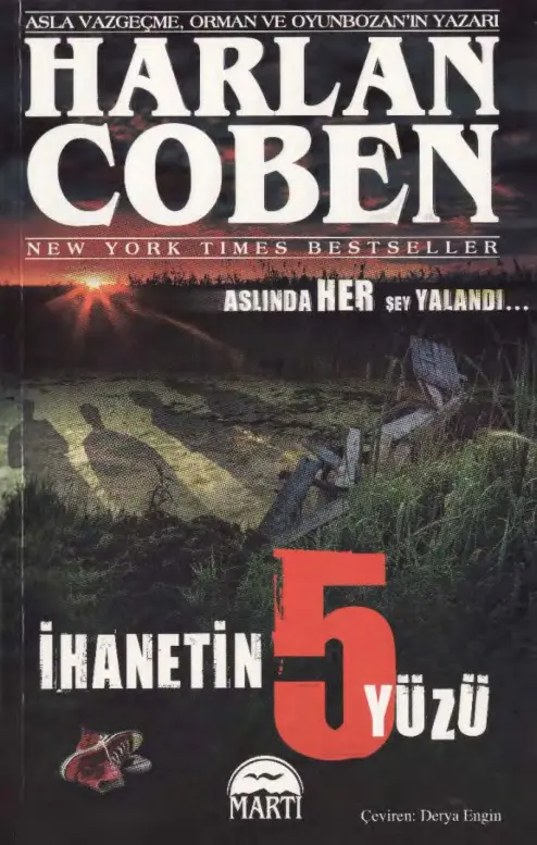 Harlan Coben İhanetin 5 Yüzü Martı Yayınları Kitap Kapağı