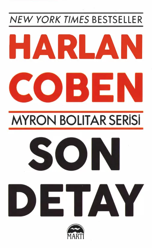 Harlan Coben Myron Bolitar Serisi 06 Son Detay Martı Yayınları Kitap Kapağı