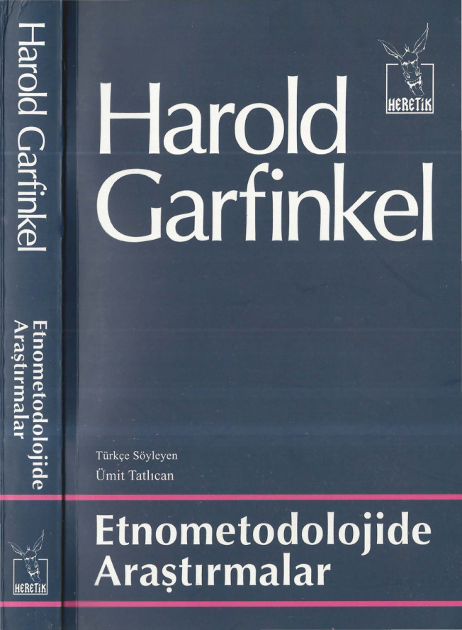 Etnometodolojide Araştırmalar PDF – Harold Garfinkel