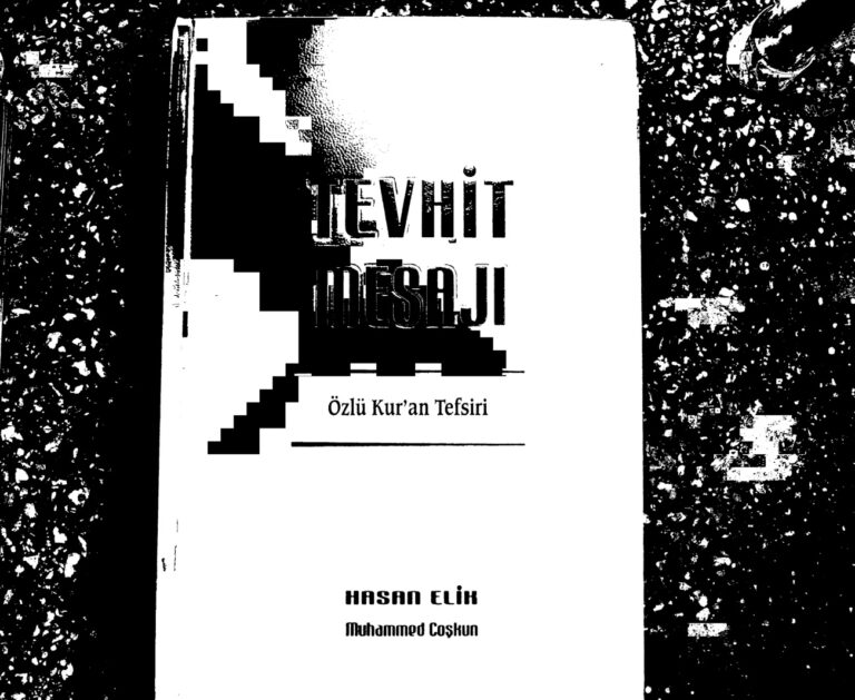 Hasan Elik Tevhid Mesaji Ozlu Kuran Tefsiri Kitap Kapağı