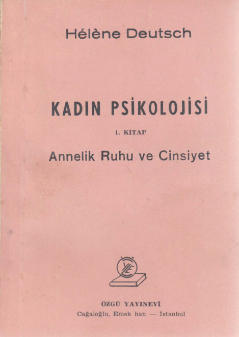 Kadın Psikolojisi 1 PDF – Helene Deutsch