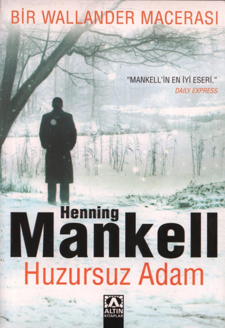 Henning Mankell Huzursuz Adam Altın Kitaplar Kitap Kapağı