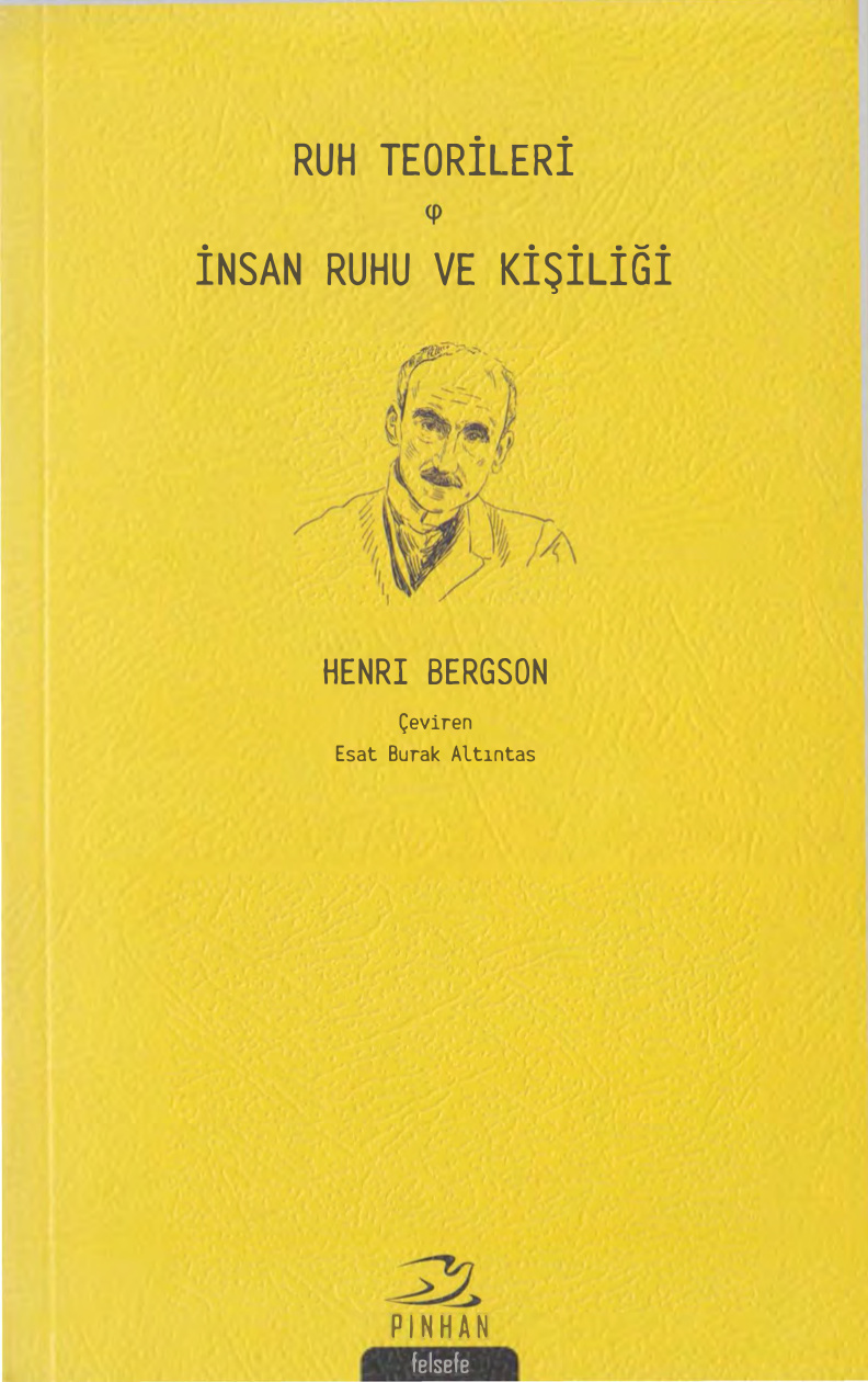 Ruh Teorileri, İnsan Ruhu ve Kişiliği PDF – Henri Bergson