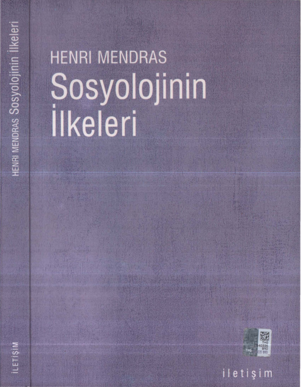 Sosyolojinin İlkeleri PDF – Henri Mendras