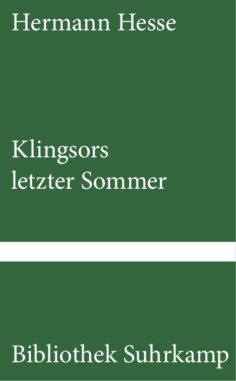 Hermann Hesse Klingsors letzter Sommer Kitap Kapağı