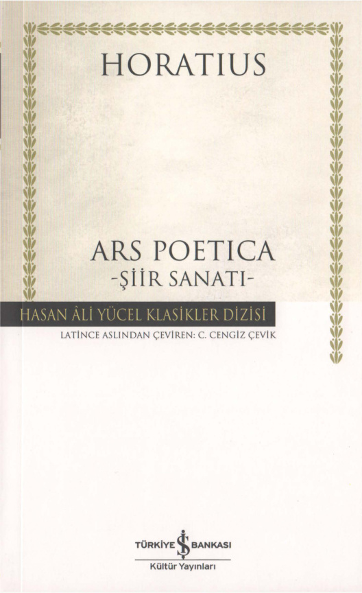 Ars Poetika: Şiir Sanatı PDF – Horatius