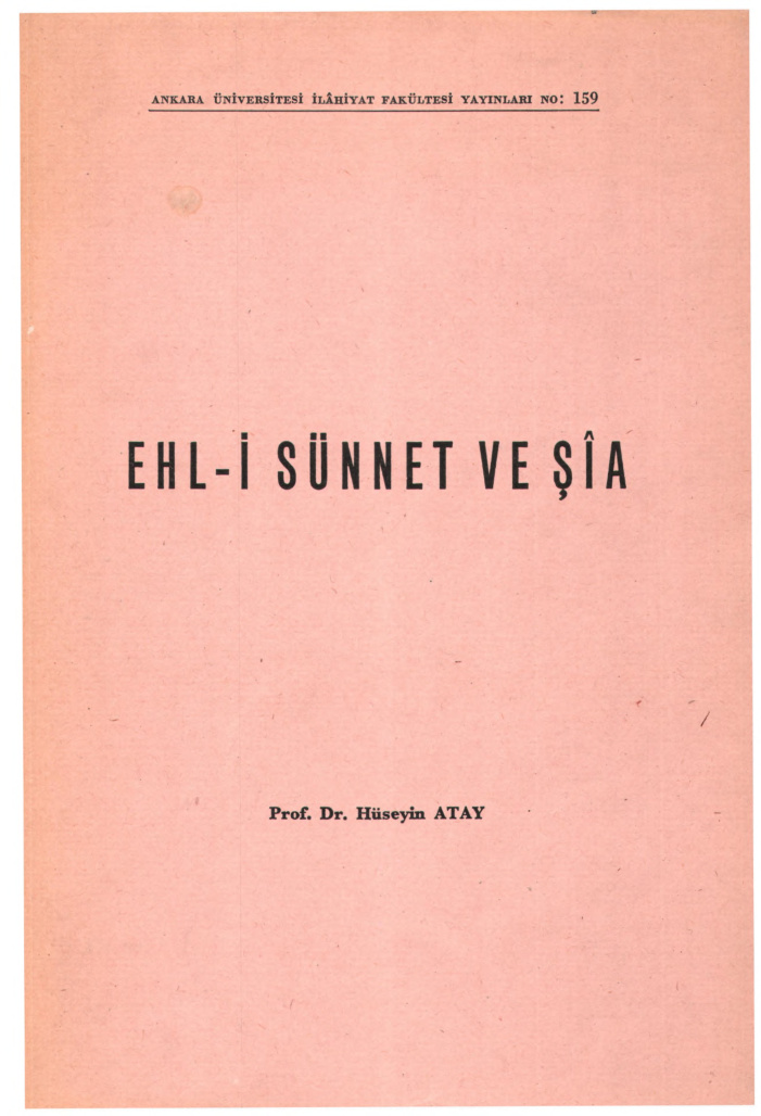 Ehl-i Sünnet ve Şia PDF İndir – Hüseyin Atay