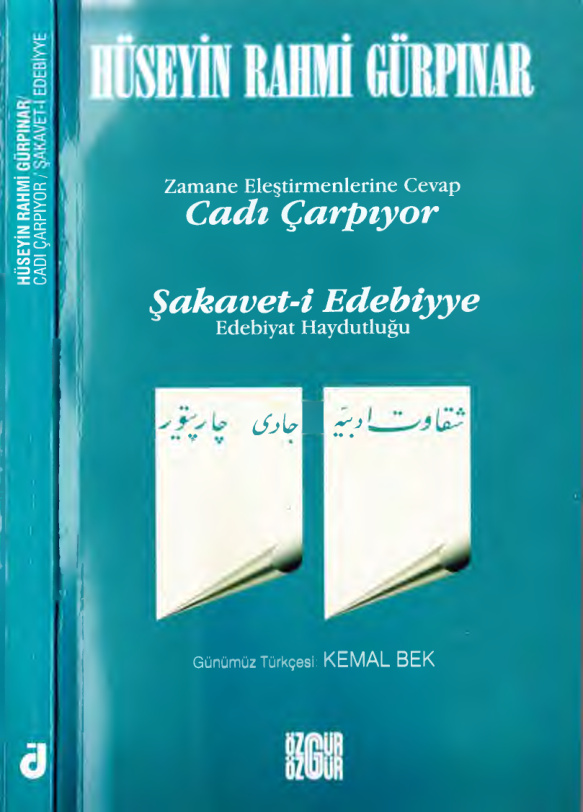 Zamane Eleştirmenlerine Cevap: Edebiyat Haydutluğu PDF – Hüseyin Rahmi Gürpınar