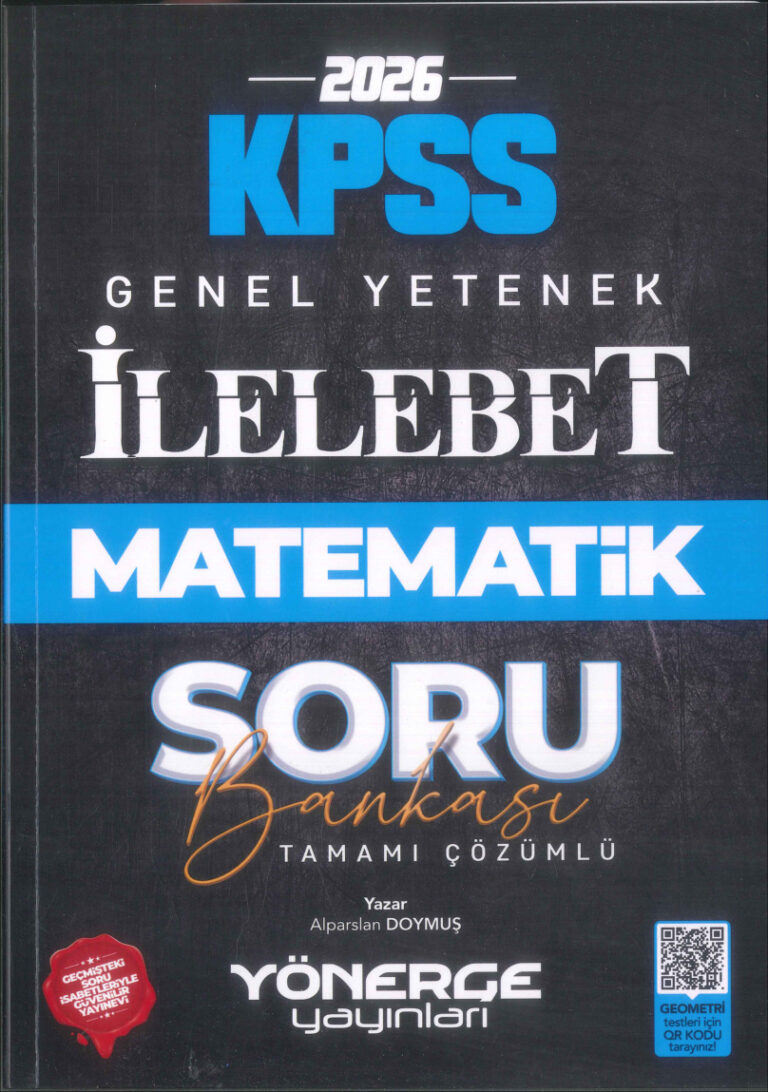 İLELEBET MATEMATİK SORU BANKASI YÖNERGE 2026 Kitap Kapağı