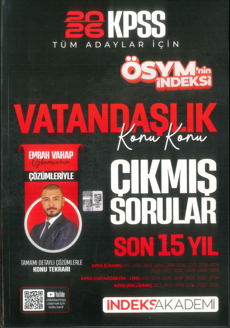 VATANDAŞLIK SON 15 YIL ÇIKMIŞ SORULAR 2026 PDF İndir – Kolektif