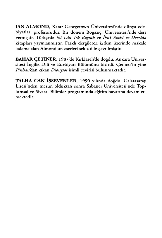 Yeni Oryantalistler (Pinhan) PDF – Ian Almond
