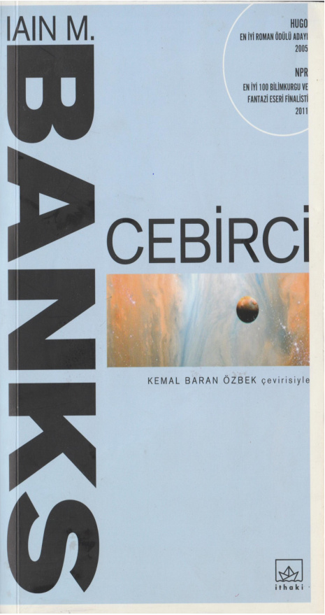 İan M. Banks Cebirci İyhaki Yayınları Kitap Kapağı