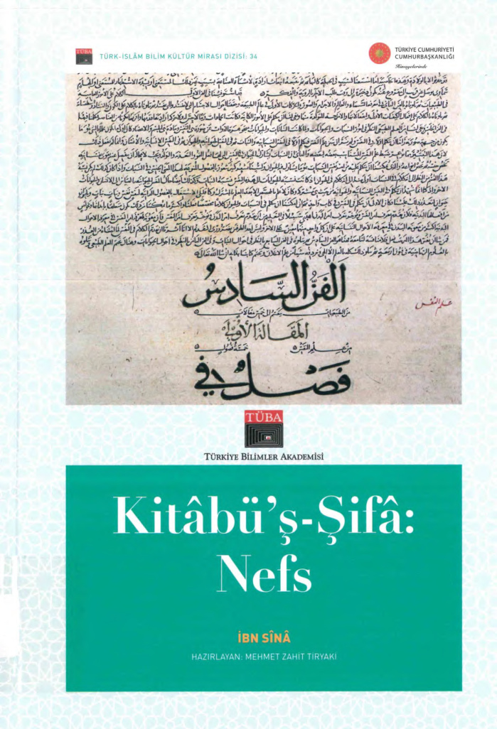 Kitâbüş Şifâ: Nefs PDF İndir – İbn Sînâ