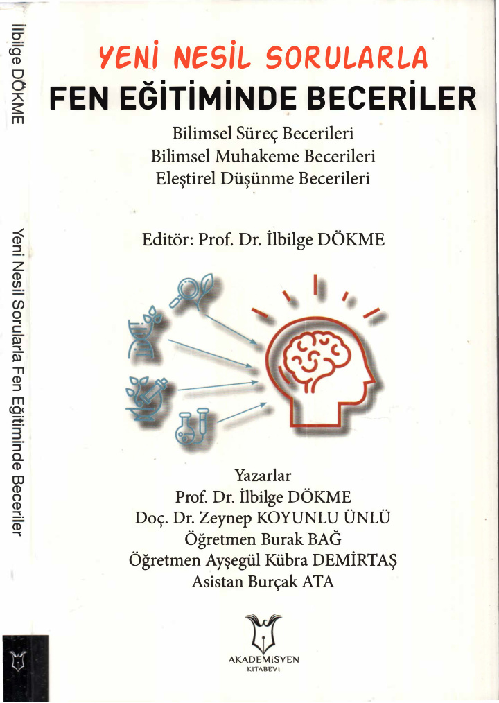 Yeni Nesil Sorularla Fen Eğitimde Beceriler PDF İndir – İlbilge Dökme vd.