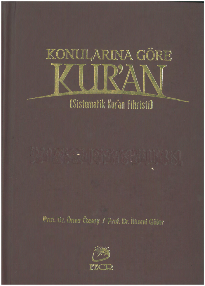 Kur’an Fihristi PDF İndir – İlhami Güler-Ömer Özsoy