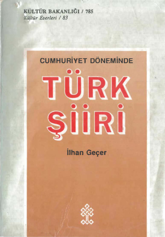 Cumhuriyet Döneminde Türk Şiiri PDF İndir – İlhan Geçer