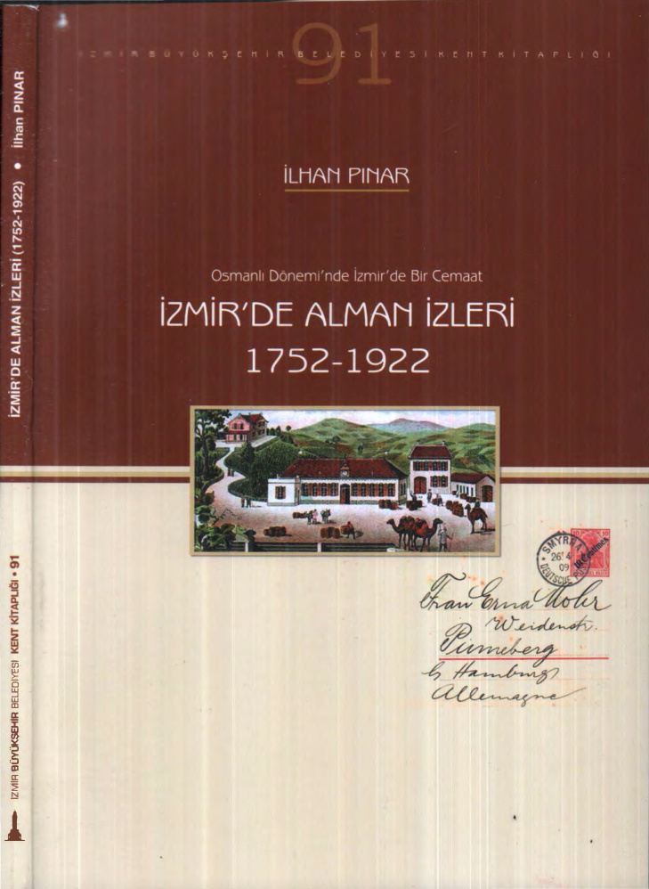 İlhan Pınar İzmir'de Alman İzleri 1752 1922 İBB Yayınları Kitap Kapağı