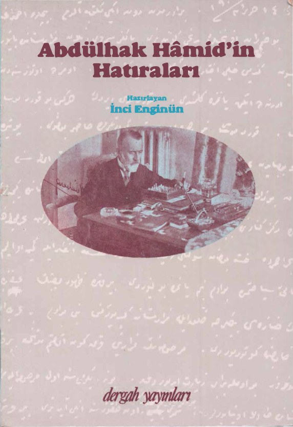 İnci Enginün Abdülhak Hamid'in Hatıraları Dergah Yayınları Kitap Kapağı