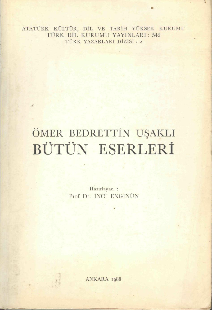 Ömer Bedrettin Uşaklı PDF İndir – İnci Enginün