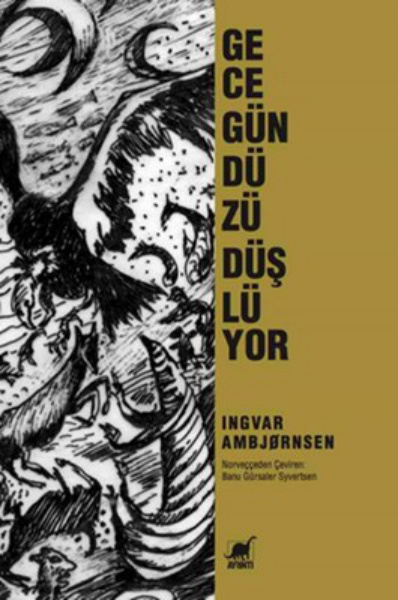 İngvar Ambjornsen Gece Gündüzü Düşlüyor Ayrıntı Yayınları Kitap Kapağı