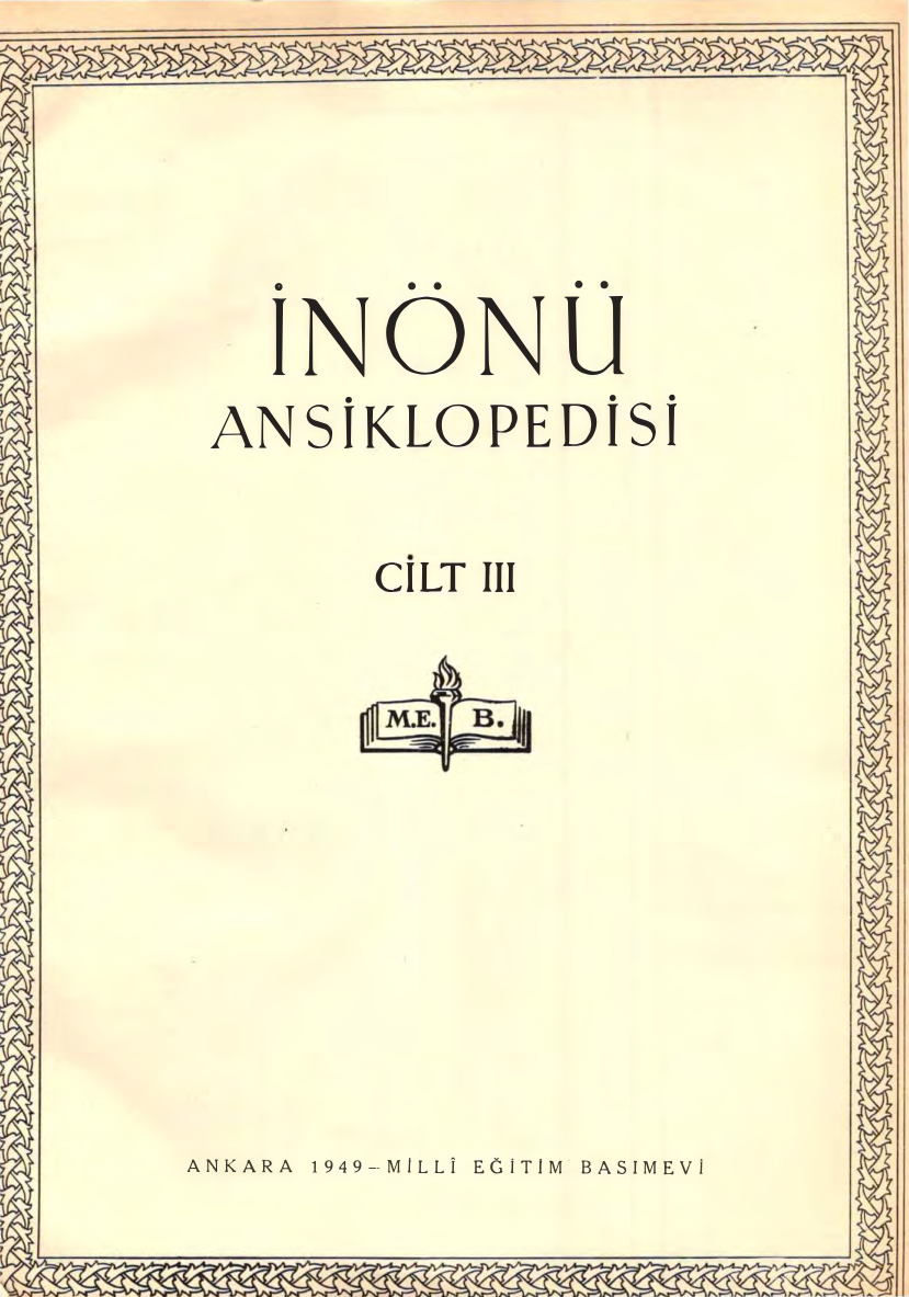 İnönü Ansiklopedisi Cilt 03 PDF İndir – Kolektif