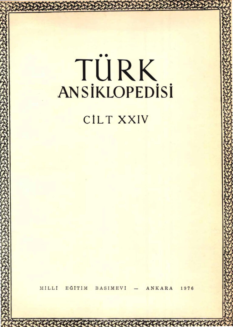 İnönü Ansiklopedisi Cilt 24 Kitap Kapağı
