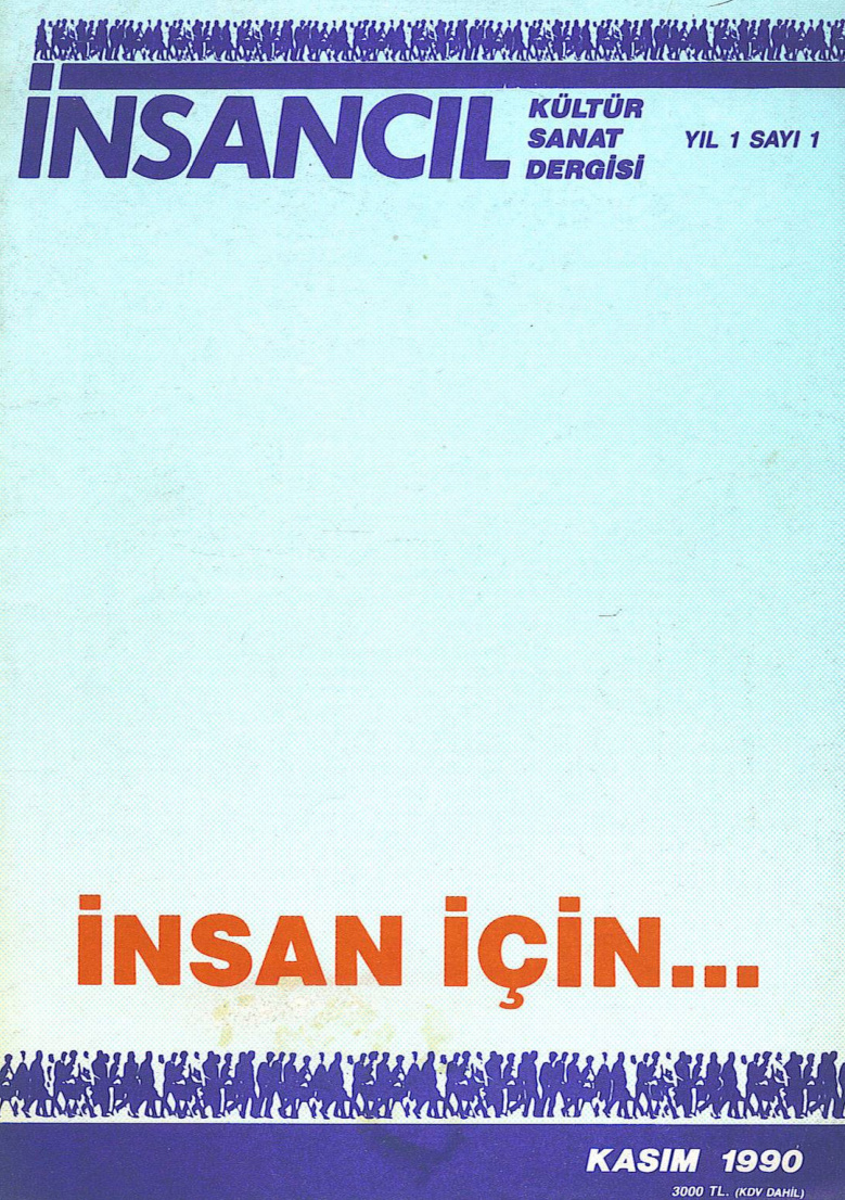 İnsancıl Dergisi Sayı 001 Kasım 1990 PDF İndir – Kolektif