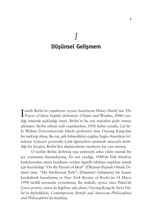Kirpi ile Tilki: Seçme Makaleler PDF İndir – Isaiah Berlin