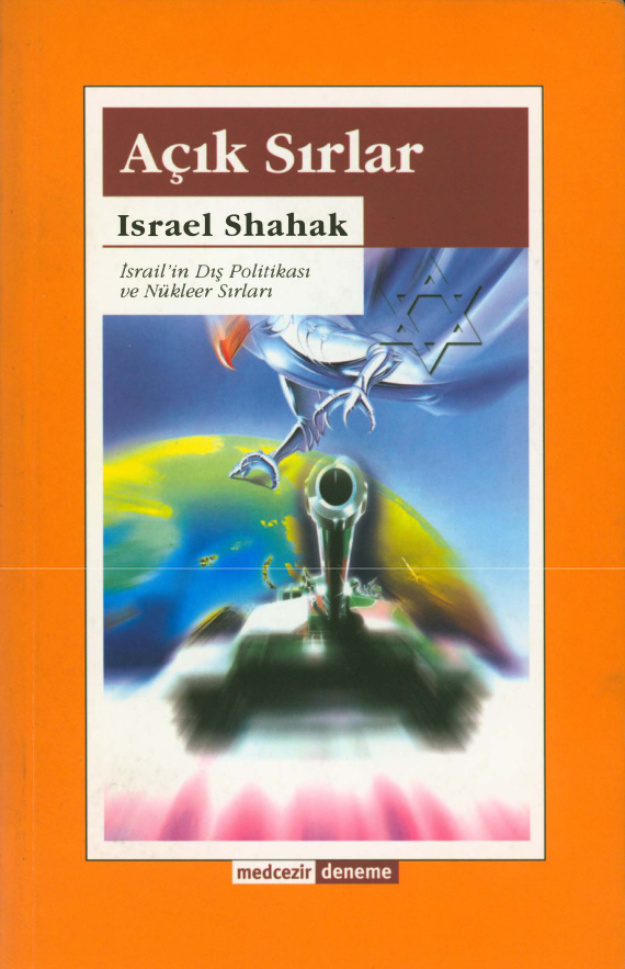 Açık Sırlar: İsrail’in Dış Politikası PDF – Israel Shahak