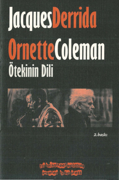 Ötekinin Dili PDF – Jacques Derrida, Ornette Coleman