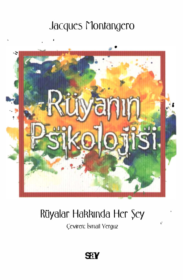 Rüyanın Psikolojisi PDF – Jacques Montangero