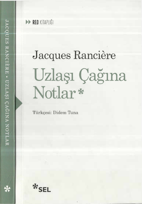 Uzlaşı Çağına Notlar PDF – Jacques Ranciere