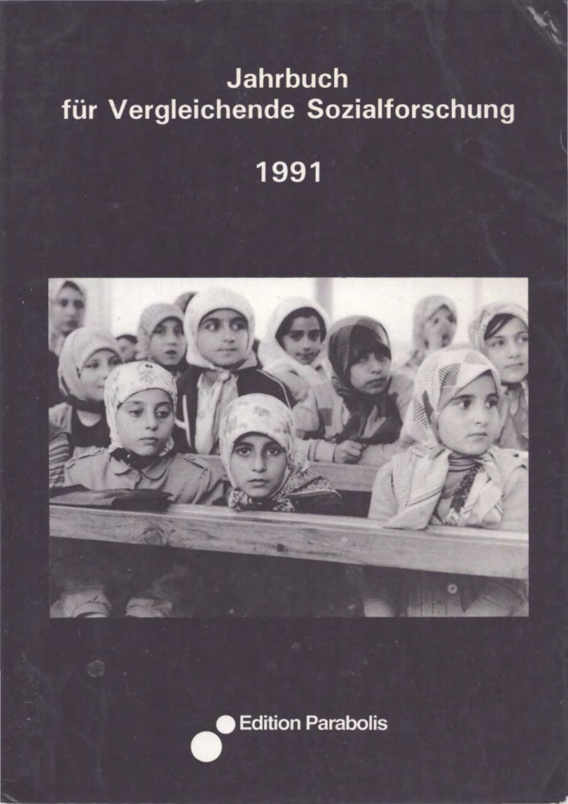Jahrbuch für VerleichendeSozialforschung 1991 Edition Parabolis Kitap Kapağı