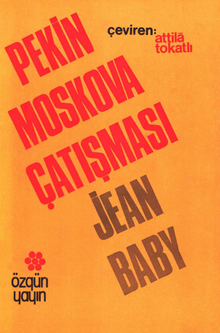 Jean Baby Pekin Moskova Çatışması Özgün Yayınları Kitap Kapağı