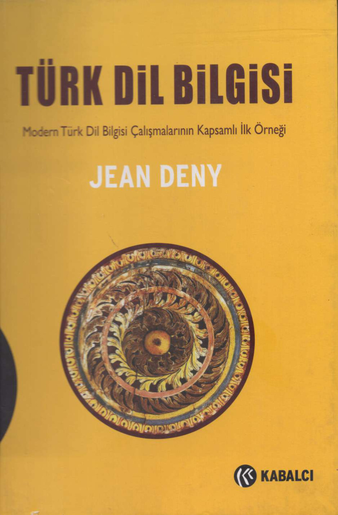 Türk Dil Bilgisi PDF – Jean Deny