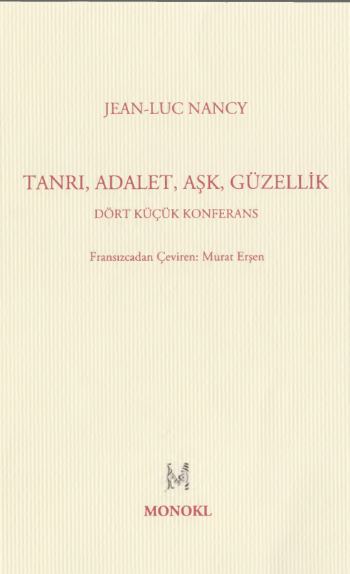 Tanrı Adalet Aşk Güzellik PDF – Jean-Luc Nancy