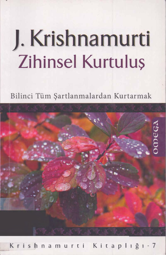 Zihinsel Kurtuluş PDF – Jiddu Krishnamurti