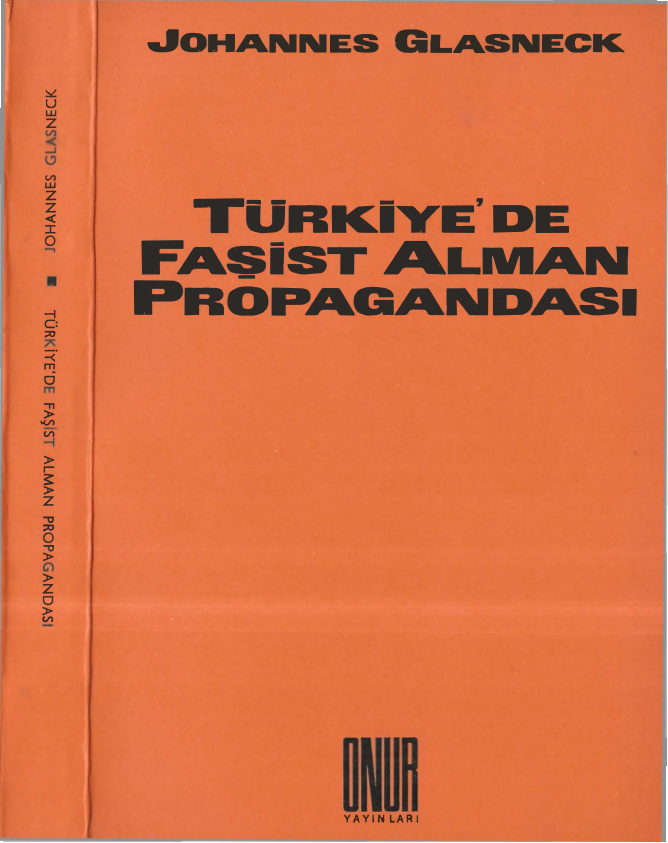 Türkiye’de Faşist Alman Propagandası PDF – Johannes Glasneck